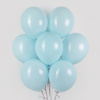 Воздушный шар с гелием-голубой