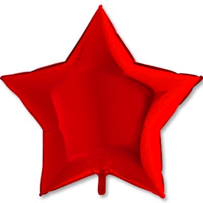 Шар большие звезды " Металлик" 91 см