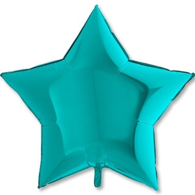 Шар большие звезды " Металлик" 91 см