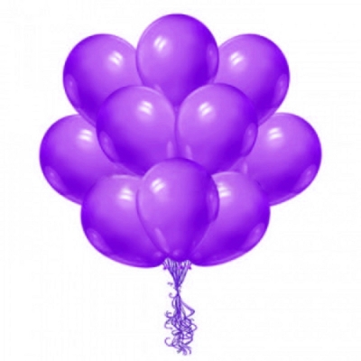 Облако из фиолетовых шаров