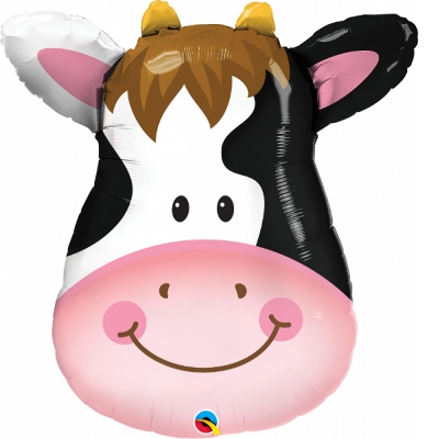 Воздушный шар фигура Голова коровы 86 см