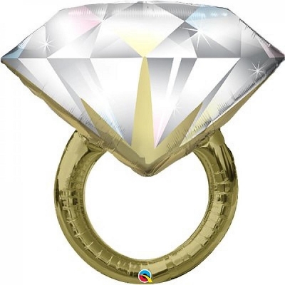 Шар кольцо золотое 94 см