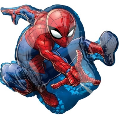 Воздушный шар фигура Человек паук в прыжке 74 см